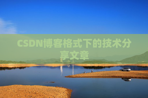 CSDN博客格式下的技术分享文章